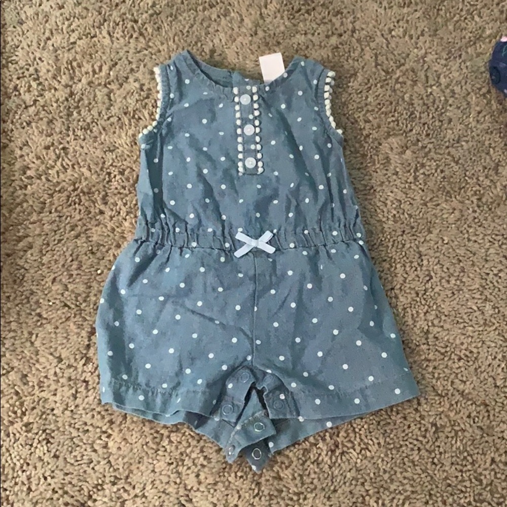 Size 3 months jean romper 3/$15 bundle!